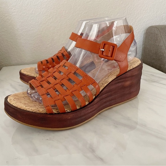 Kork Ease Wedge Sandals Size 8 New - Picture 2 of 11